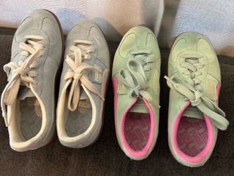 Dos pares de tennis puma de mujer
