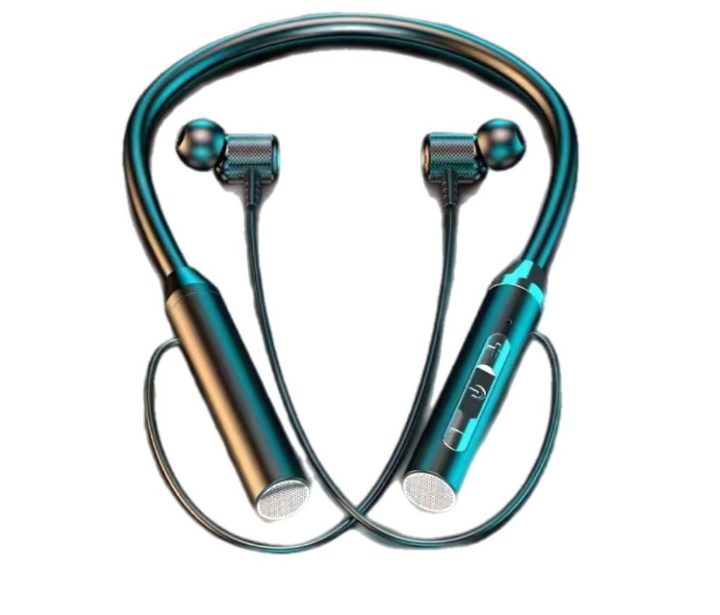 Bluetooth Earphones Wireless Headset with Mic Headphones Magnetic Sport Neckband Neck-hanging TWS Earbuds Compatible IPhone Android Samsung Google