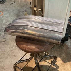 Dual Barrel Scoop Polished Aluminum