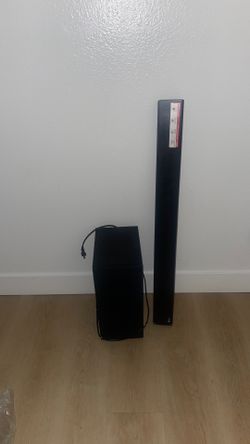 Wireless LG soundbar and subwoofer