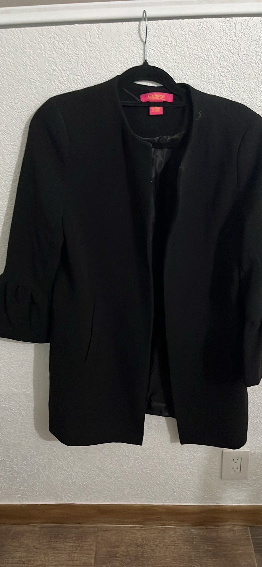 Saco De Vestir Size 8 Negro Mujer