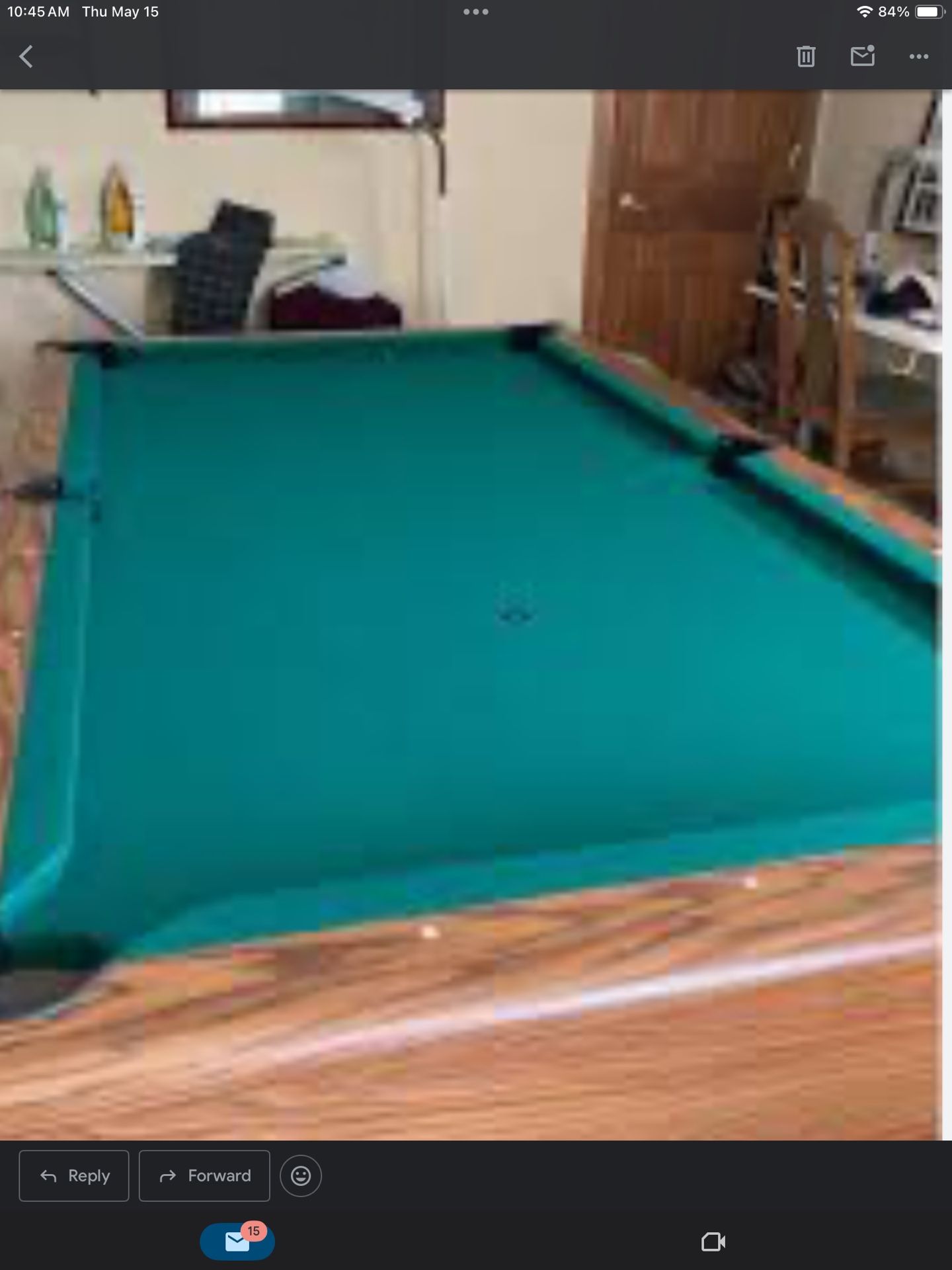 Kasson Slate Pool Table Excellent Condition, Cues, Balls And Rack Included.