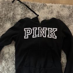 Pink Zip up Hoodie