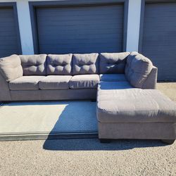 Grey Ashley's Furniture Sectional Couch