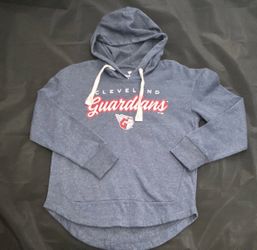 Cleveland Guardians Fanatics Women Pullover Hoodie - Navy Blue Size Small