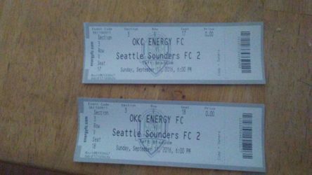 2 Energy tickets for tonight's game