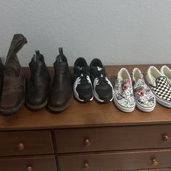 5 Paris Of Men’s Shoes And Boots! SIZE 10