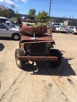 52 1946 Willys Jeep and 1952 Willys Jeep project