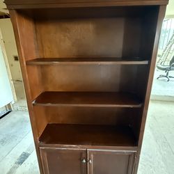 Wood Shelving Cabinet
