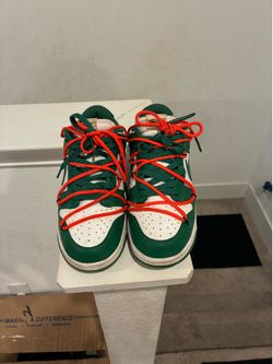 Nike Dunk Low x Off-White Pine Green