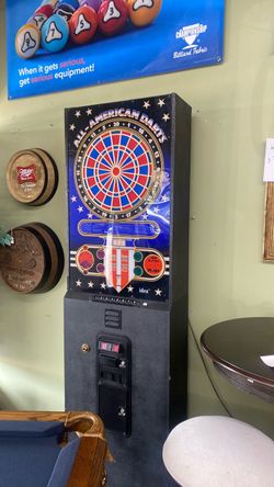 All American darts, standup dartboard - $700
