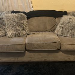Suede Sofa
