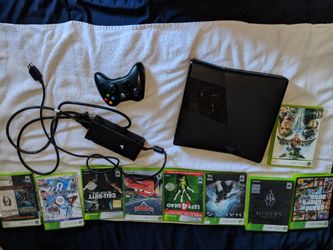 Xbox 360 500GB Slim - + 9 Games
