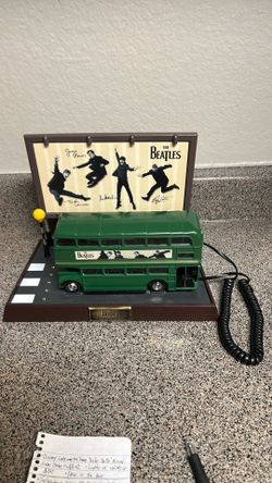 The Beatles Liverpool Double Decker Bus Telephone