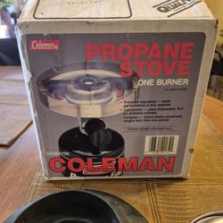 Coleman one burner propane stove for camping