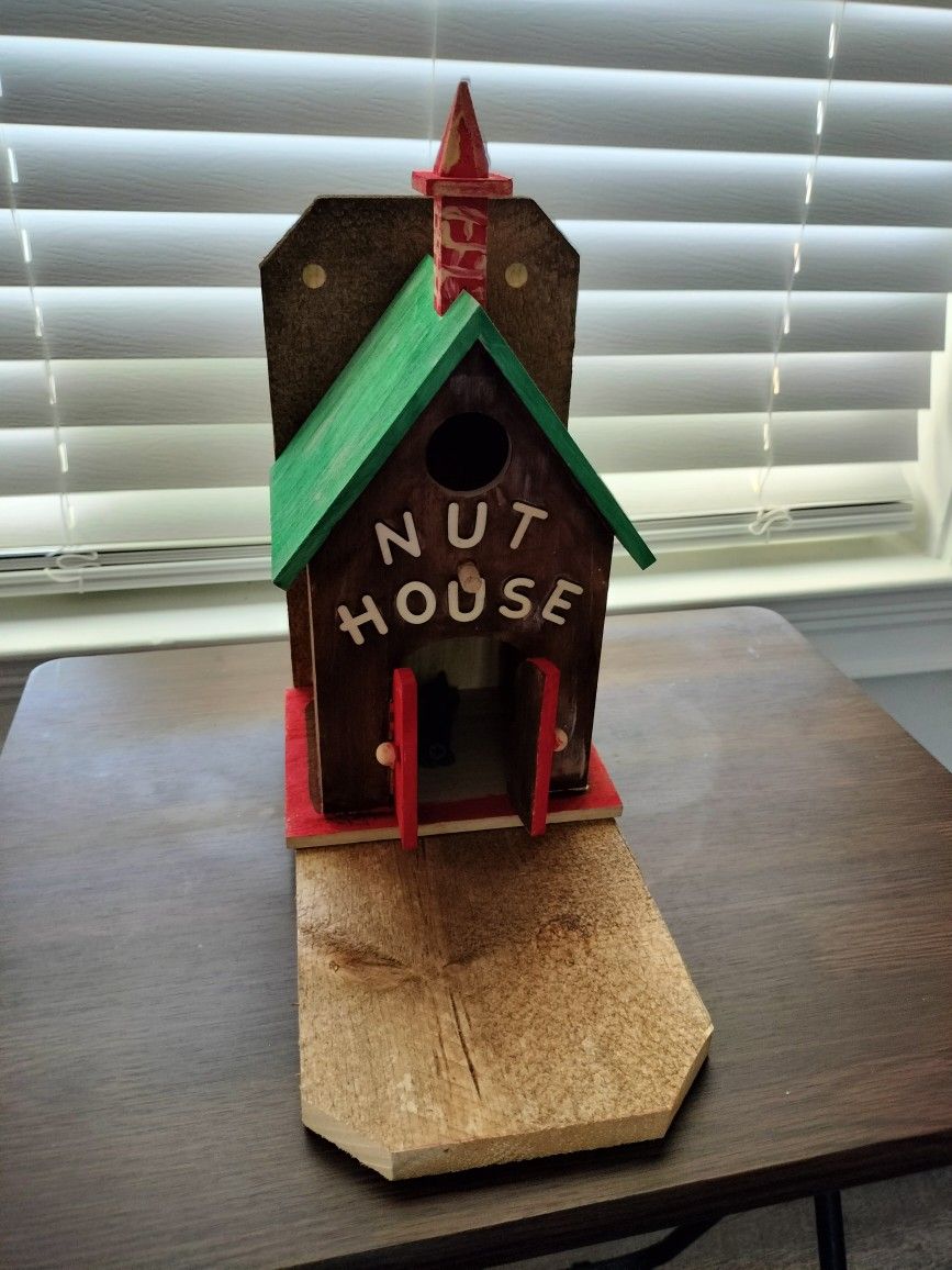 Hand Built Squirrel Feeder