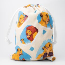 Lion King Birthday Fabric Gift Bags, Set of 10