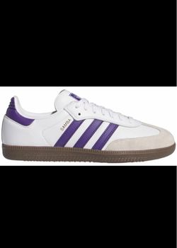 Size 7.5 - adidas Samba ADV White Collegiate Purple