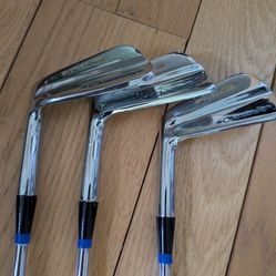 vintage golf irons, specifically featuring "Championship" and "Shot-Control" markings on the clubheads. 5/7/9 ( Each $25