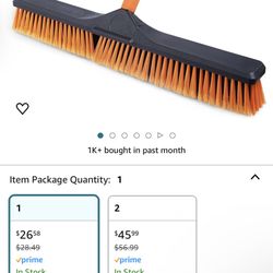 CLEAN HOME  24" Push Broom Brush