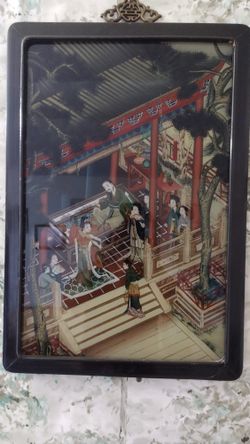 18th Century Chinese Glass Painting
