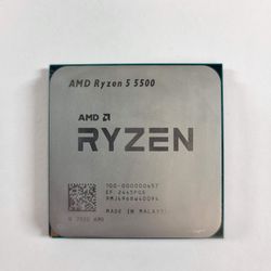 AMD Ryzen 5 5500 AM4 CPU + Wraith Stealth Cooler