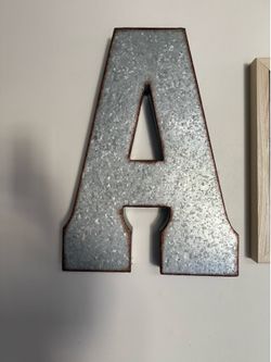 Metal letters