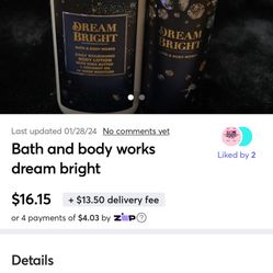 Bath And Bodyworks Mist And Lotion 