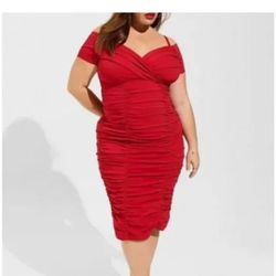 Plus Size Red Dress 