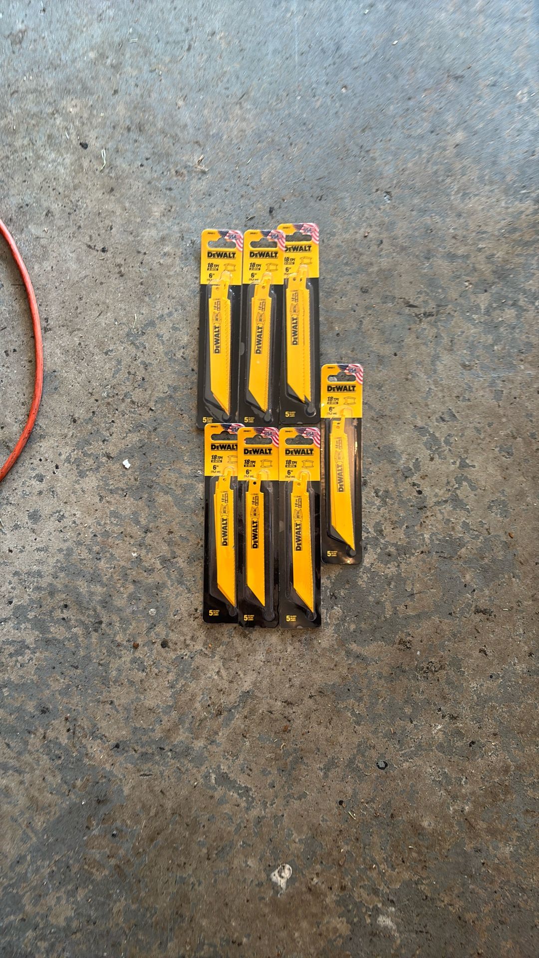6” Dewalt Metal Sawzall Blades