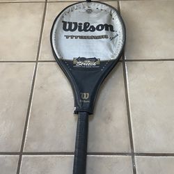 Wilson Titanium Stretch Racket 28” with Original Case