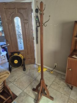 Mission Style Coat Hanger Wood