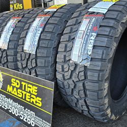 4 NEW TIRES 33x12.50R20 LT REPULSOR R/T   50k Miles Warranty $850  PLUS TAX 🐝 🛞 FREE INSTALLATION 🐝 🛞