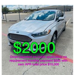 2018 Ford Fusion No Credit Application 