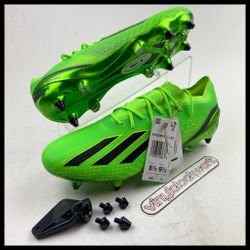 Adidas X Speedportal.1 SG Game Data Pack Soccer Cleats Mens 8.5 Green GW8440