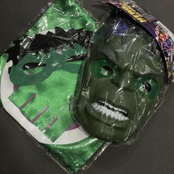 Hulk Mask And Cape