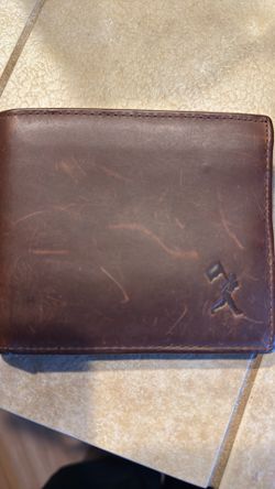Baseballism leather wallet