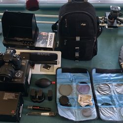 All You Need For Filmmaking Including Panasonic Lumix GH5 Mirrorless DSLR Camera With Lens And Extra Accessories 