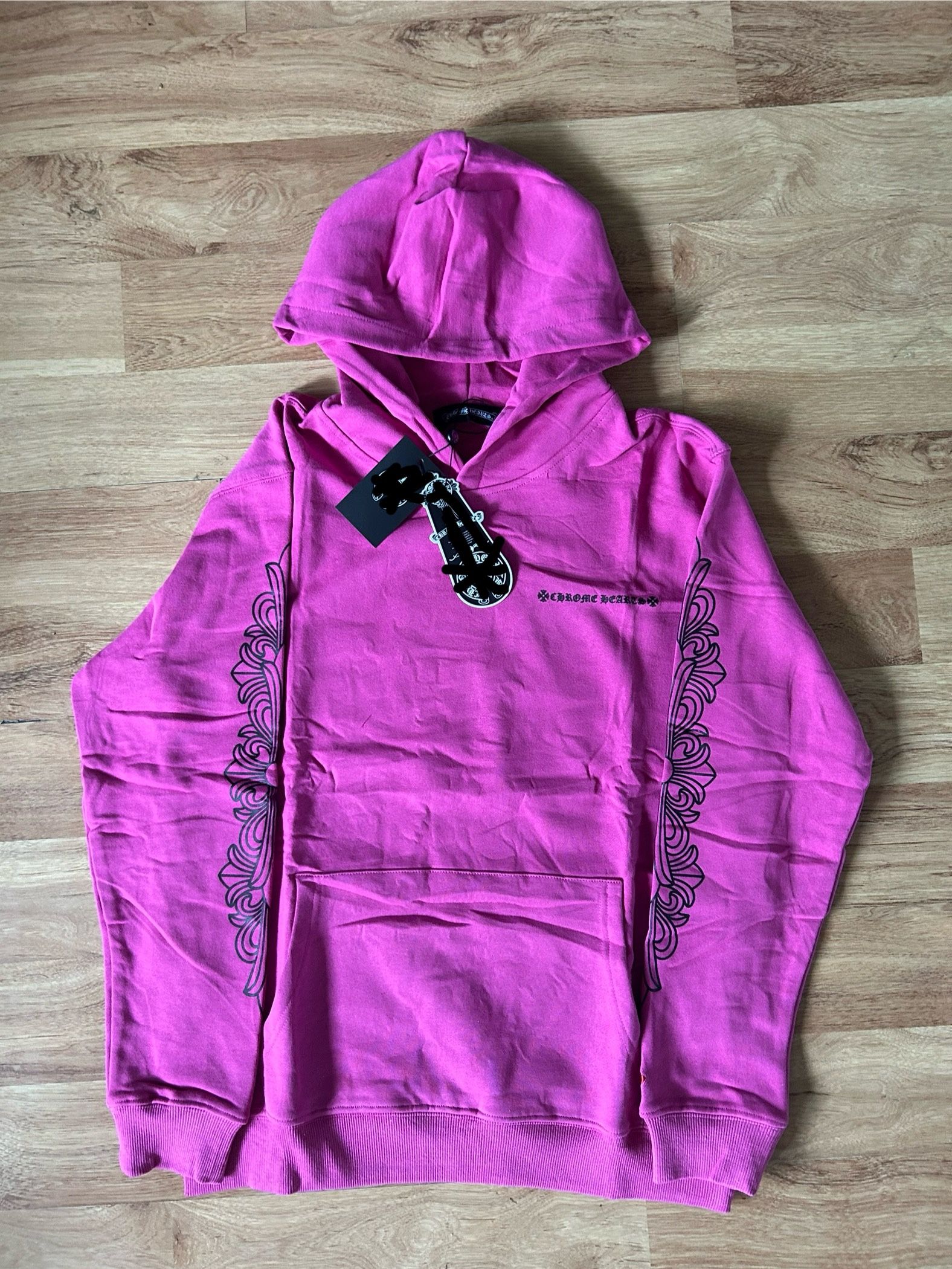 purple chrome hearts hoodie