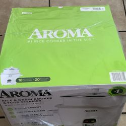AROMA 20-cup Cooked Rice Cooker and Food Steamer (Model:ARC-860CGU (see Description)