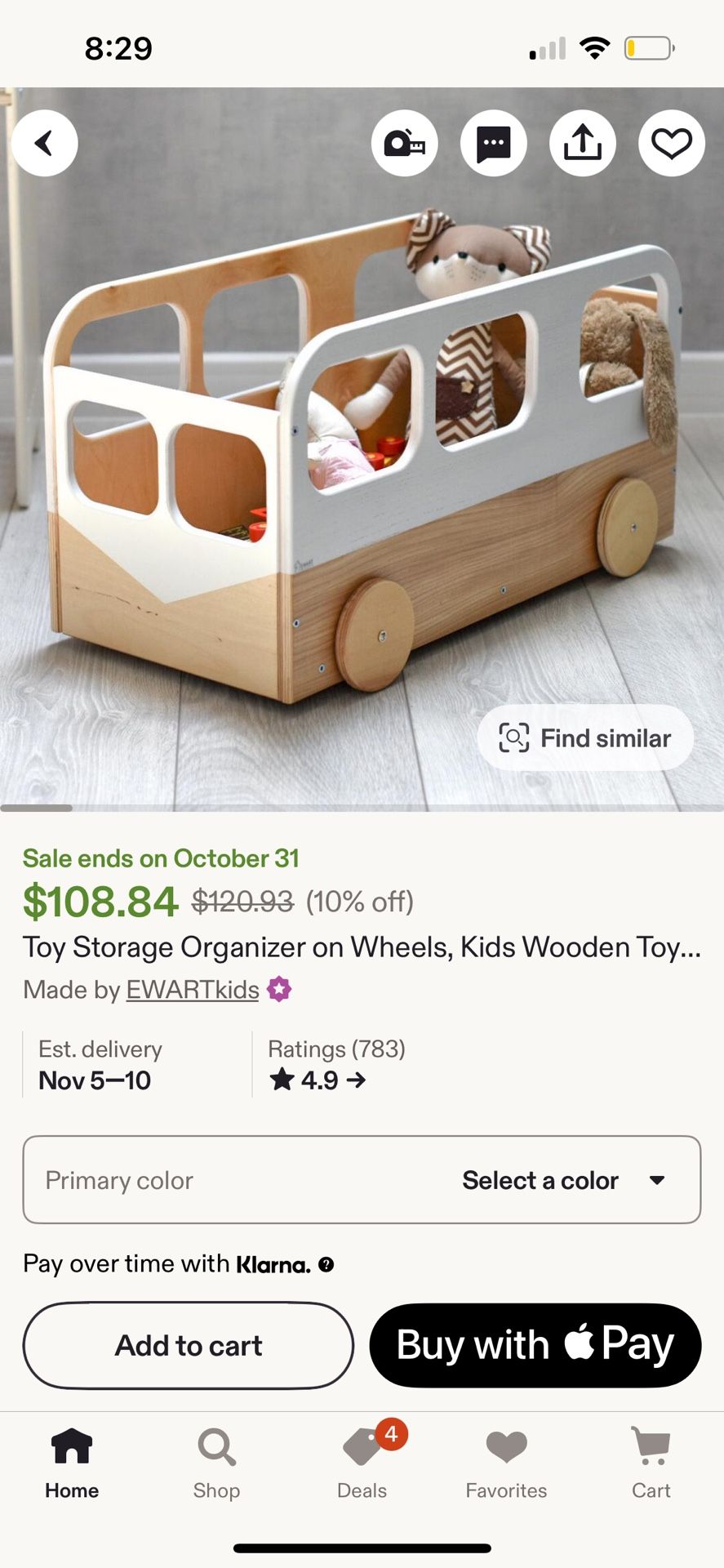 Kid Toy Storage organizer