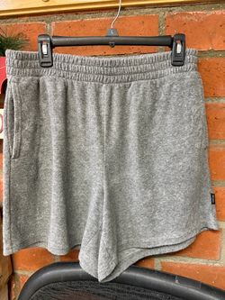 Hollister Grey Fleece Casual Shorts Size Large
