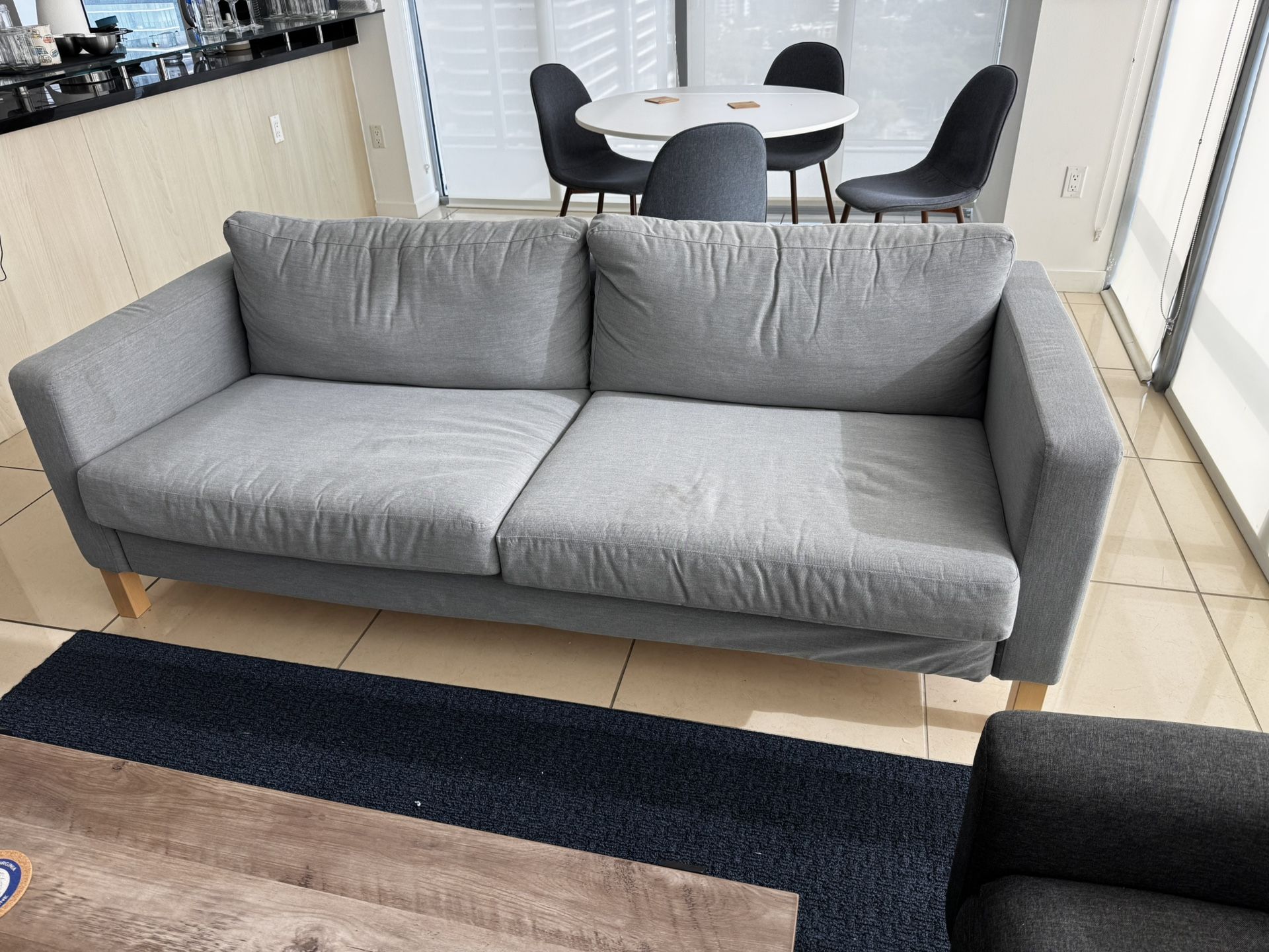 3-Seater Couch with Removable, Washable Cushion Covers