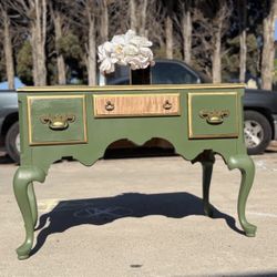 Vintage Solid Wood Entryway Table , Accent Table