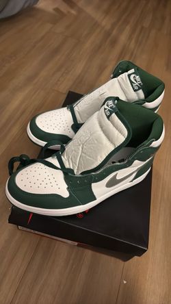 AIR JORDAN 1 RETRO HIGH OG DZ5485 303 GORGE GREENMETALLIC SILVER VERT GORGEJARGENT METALLIQUE USA