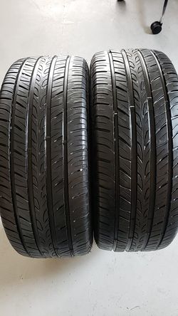 Prime well in good condition 2 tires 235 50 18 80% tread