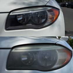 BMW 128i Crystal Clear Headlights Upgrade | Before & After