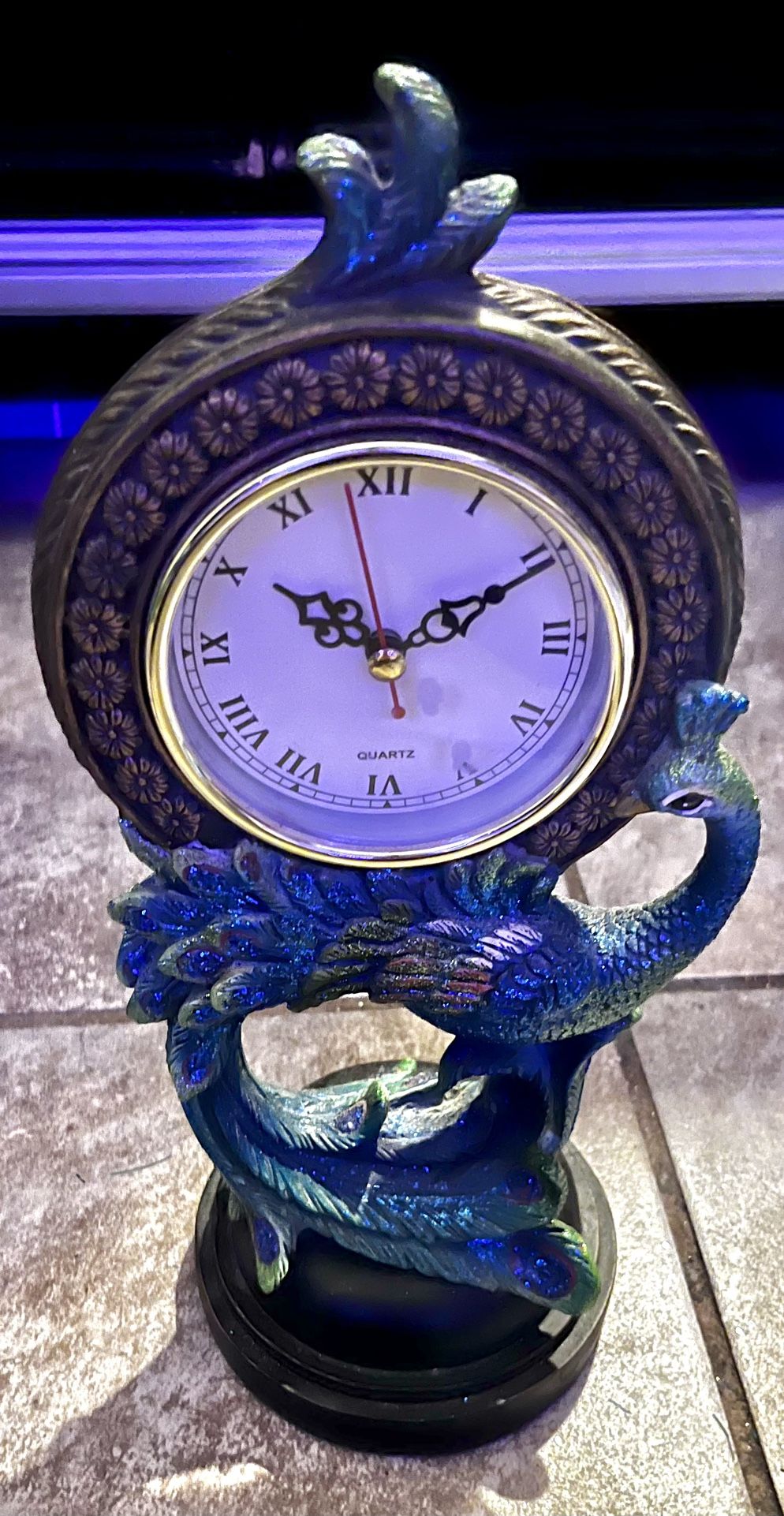 Peacock Clock