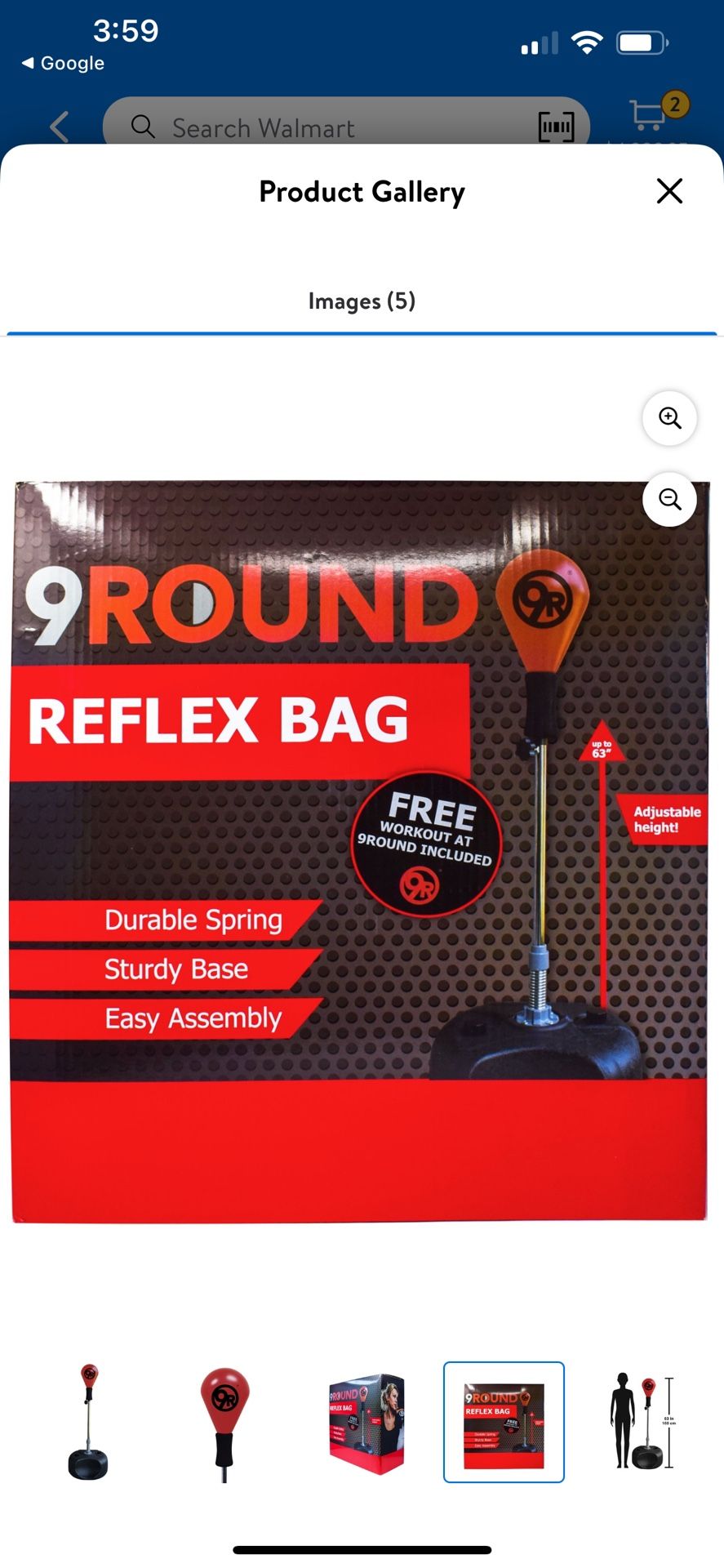 9 Round Punching Bag