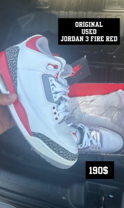 Jordan 3 fire red Goat